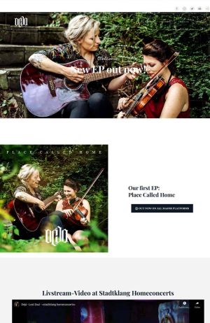 Referenz Webdesign Déjà Music Künstlerwebsite